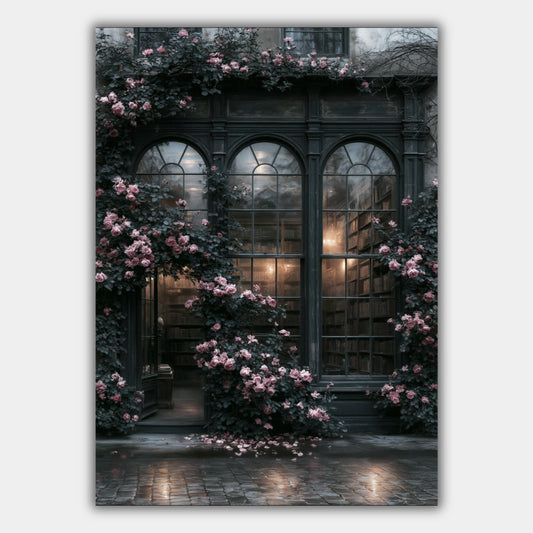 Bibliothek Gothic Poster – Produktansicht 1