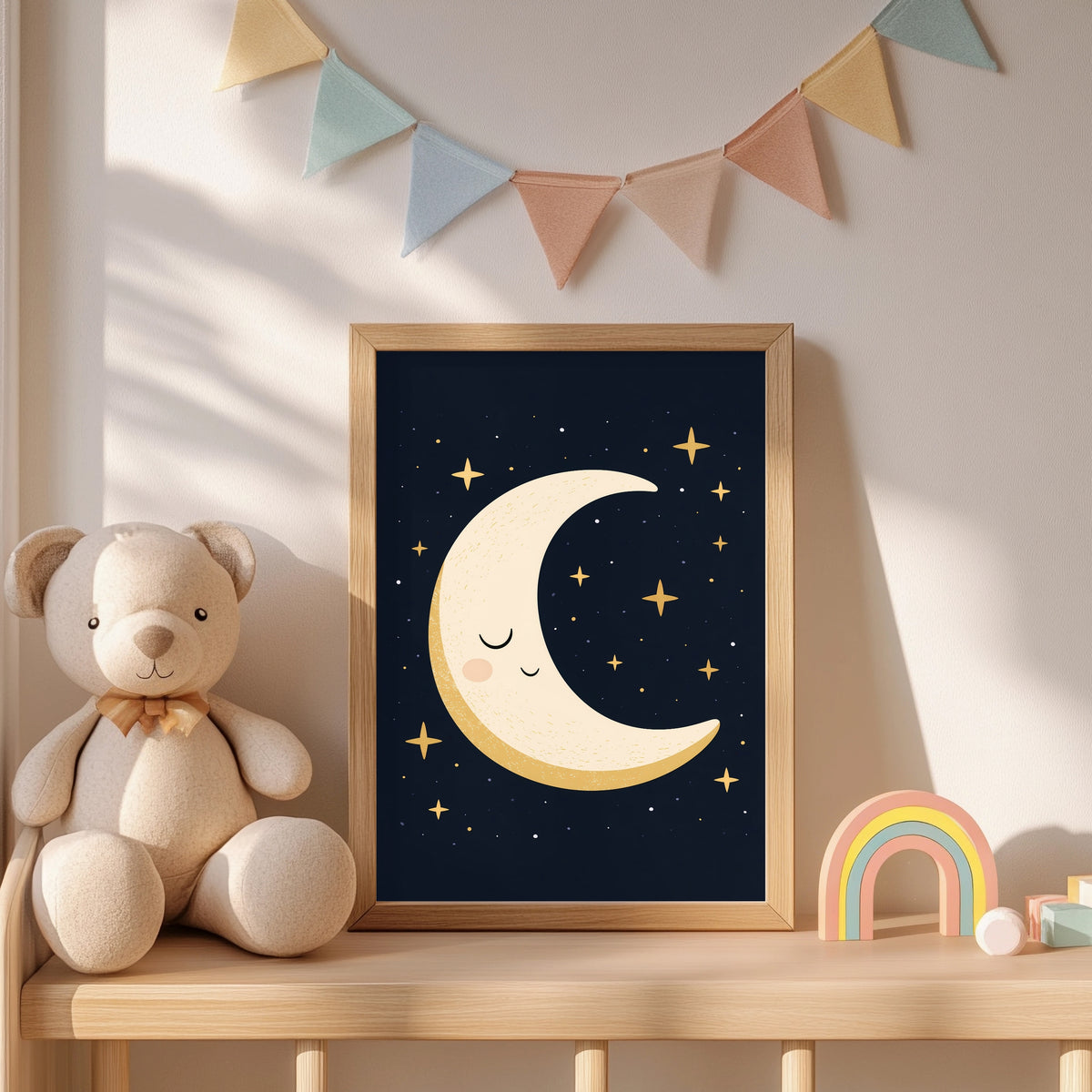 Mond Sterne Poster – Produktansicht 2