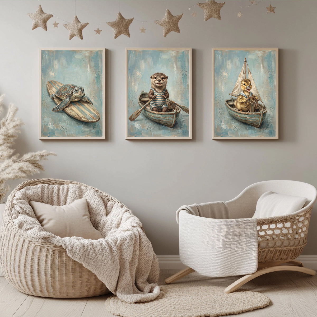 Maritime 3er Poster Set – Produktansicht 1