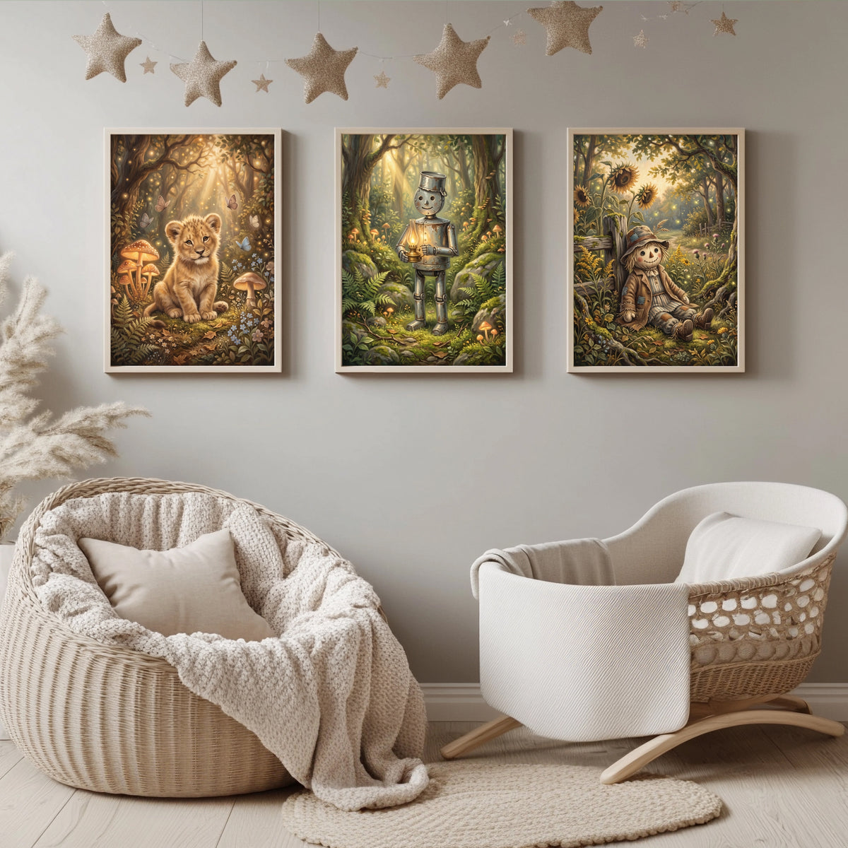 3er Märchenwald Poster Set – Produktansicht 1