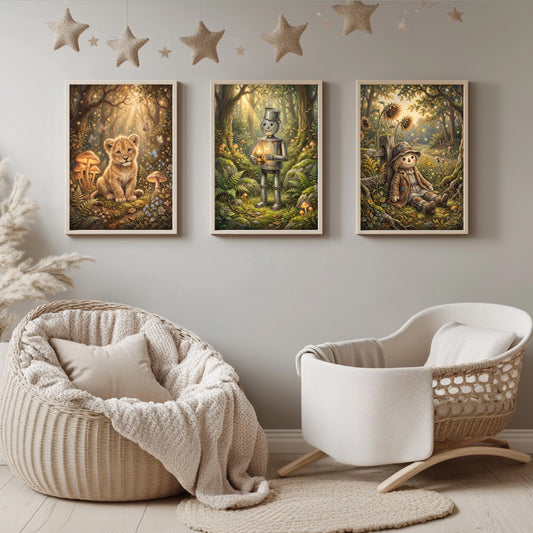 3er Märchenwald Poster Set – Produktansicht 1
