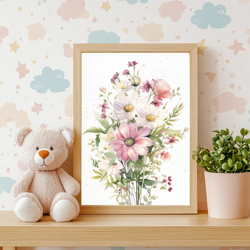 Schmetterlinge & Blumen Poster Set – Produktansicht 2