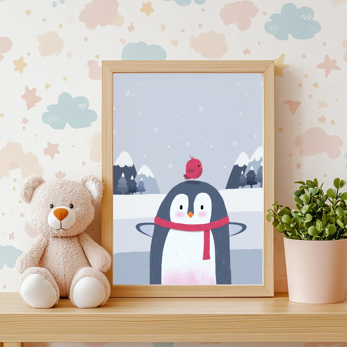 Pinguin & Bär Poster Set – Produktansicht 3