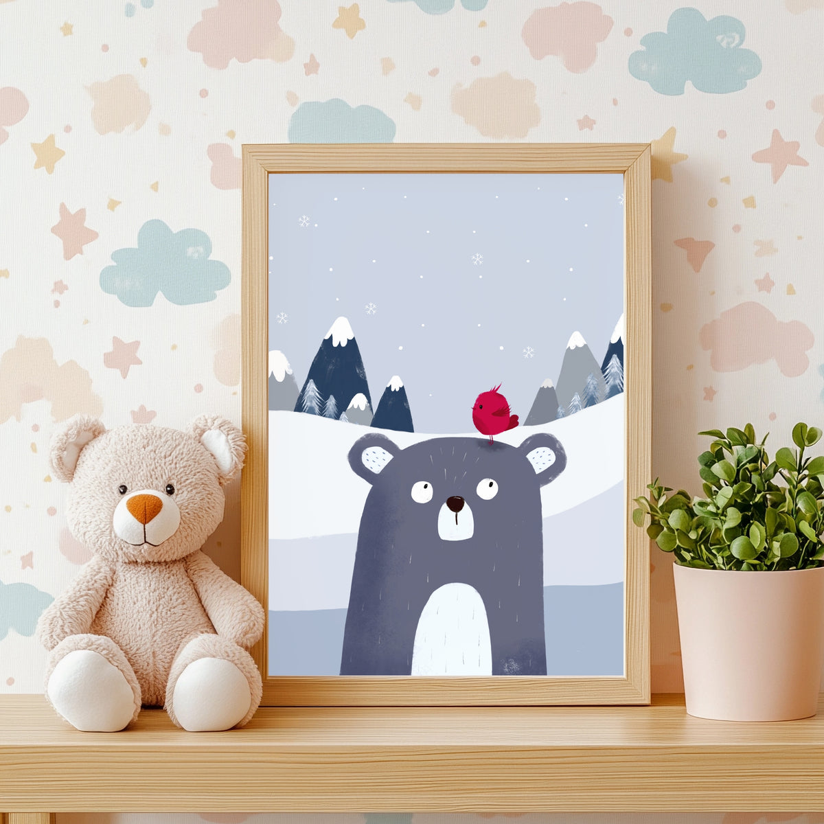 Pinguin & Bär Poster Set – Produktansicht 2
