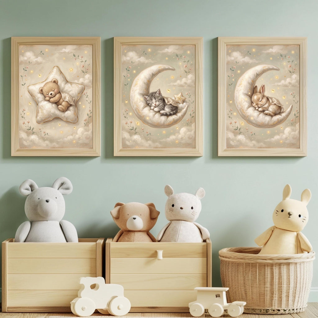 Schlafende Tiere Poster Set – Produktansicht 5
