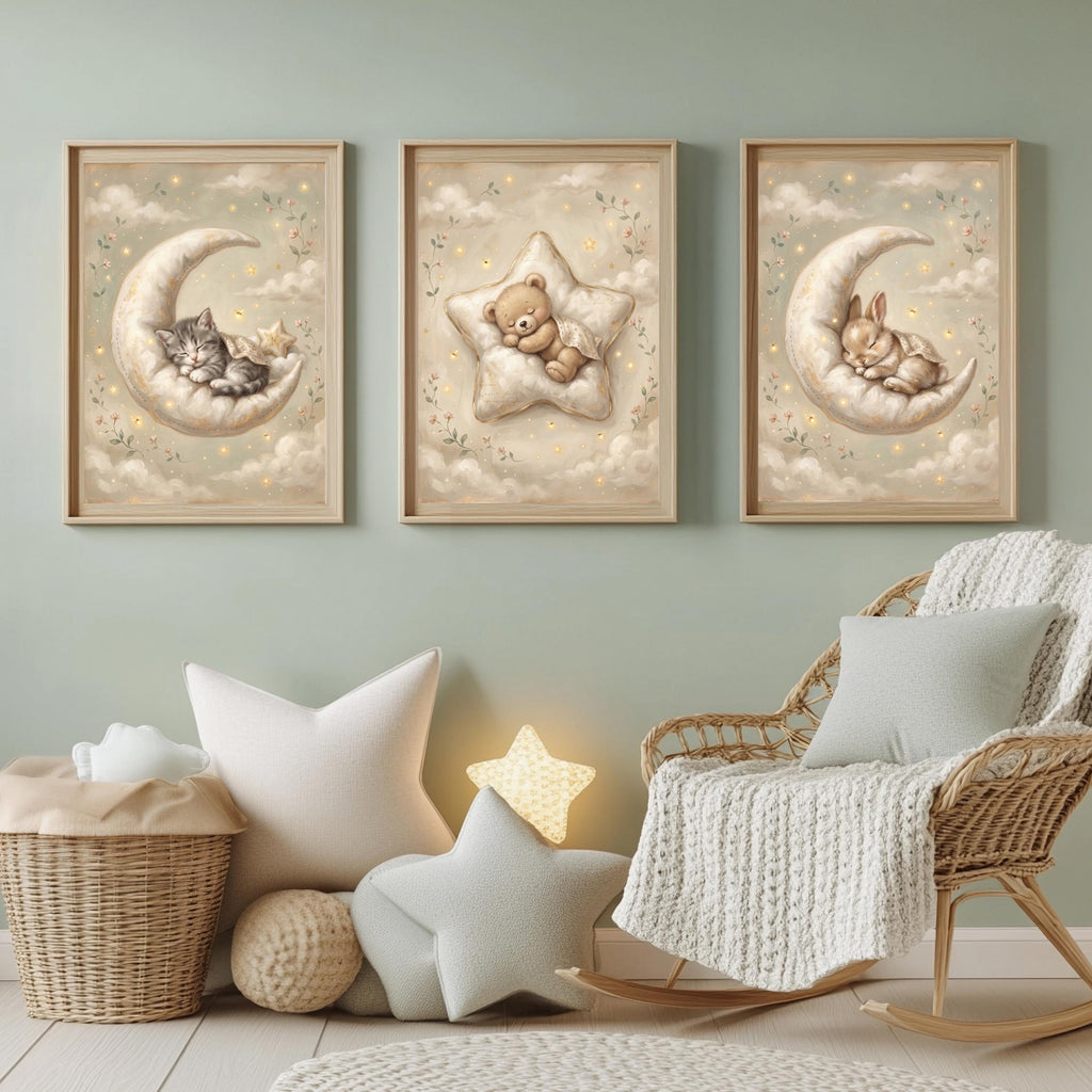Schlafende Tiere Poster Set – Produktansicht 2