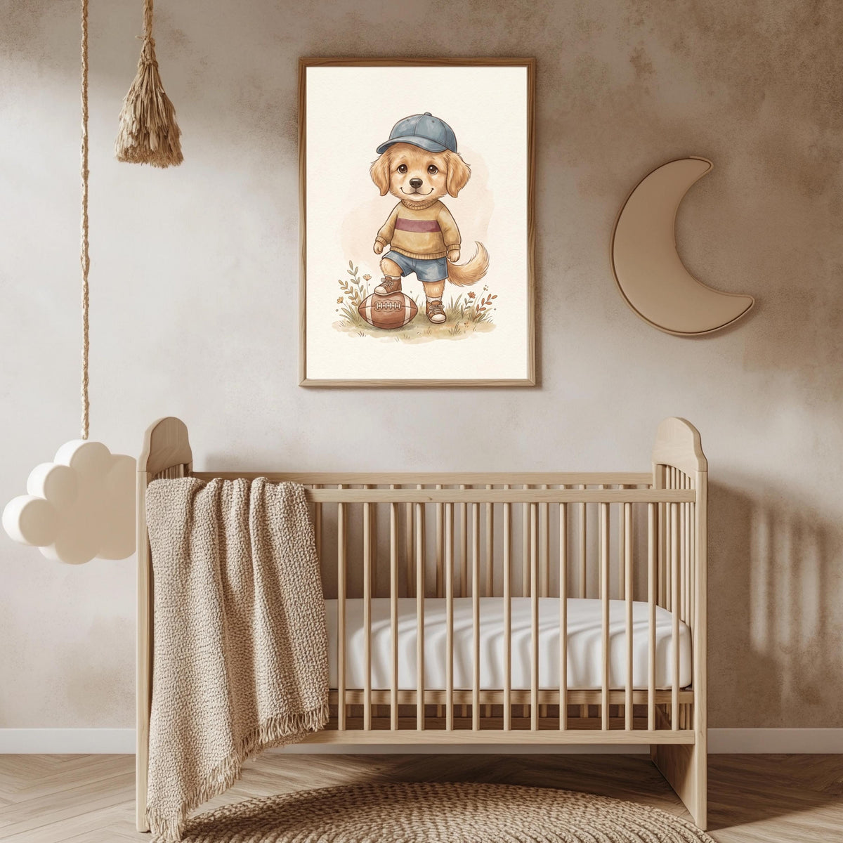 4er Sport Tiere Poster Set – Produktansicht 4