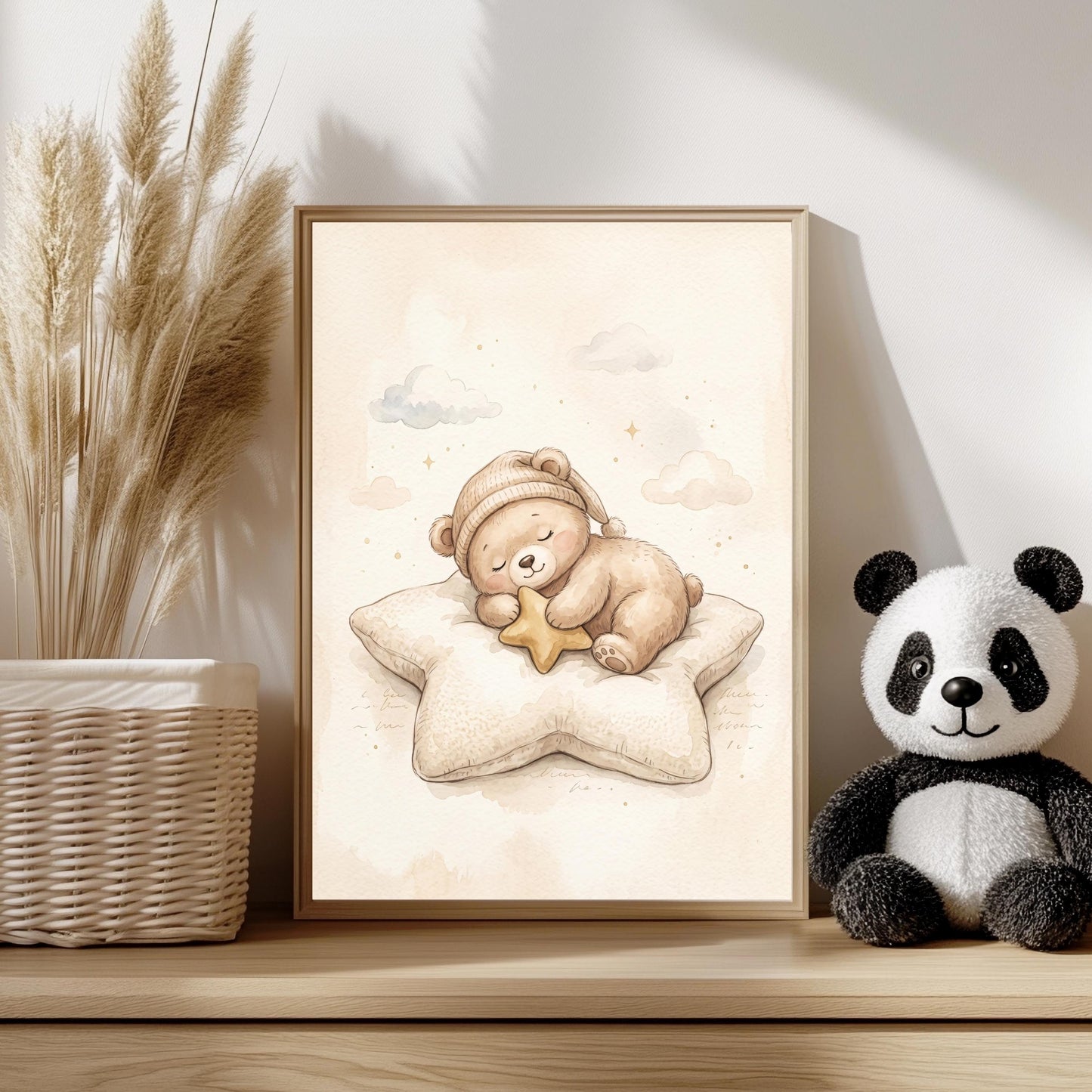 3er Poster Set Kinderzimmer Schlafenszeit
