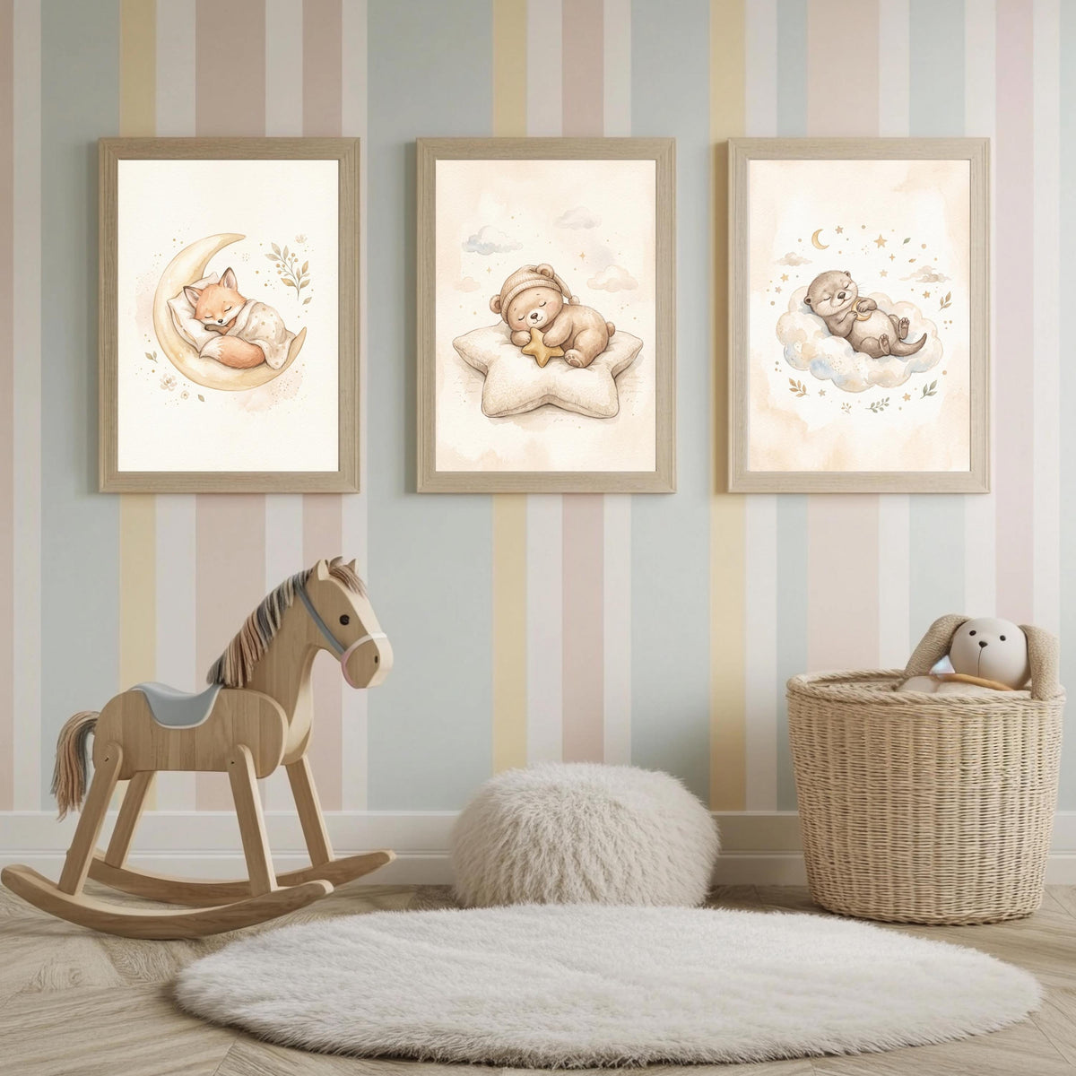 3er Schlafenszeit Poster Set – Produktansicht 5