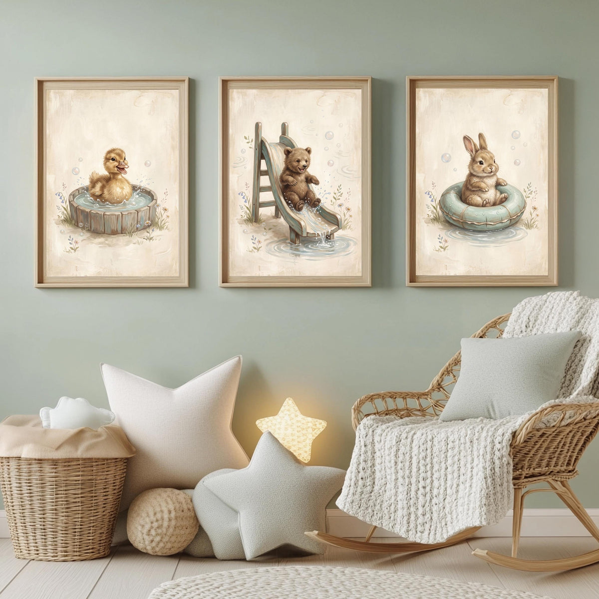 3er Wasser Tiere Poster Set – Produktansicht 5