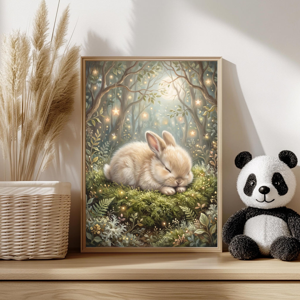 Schlafender Hase Poster – Produktansicht 2