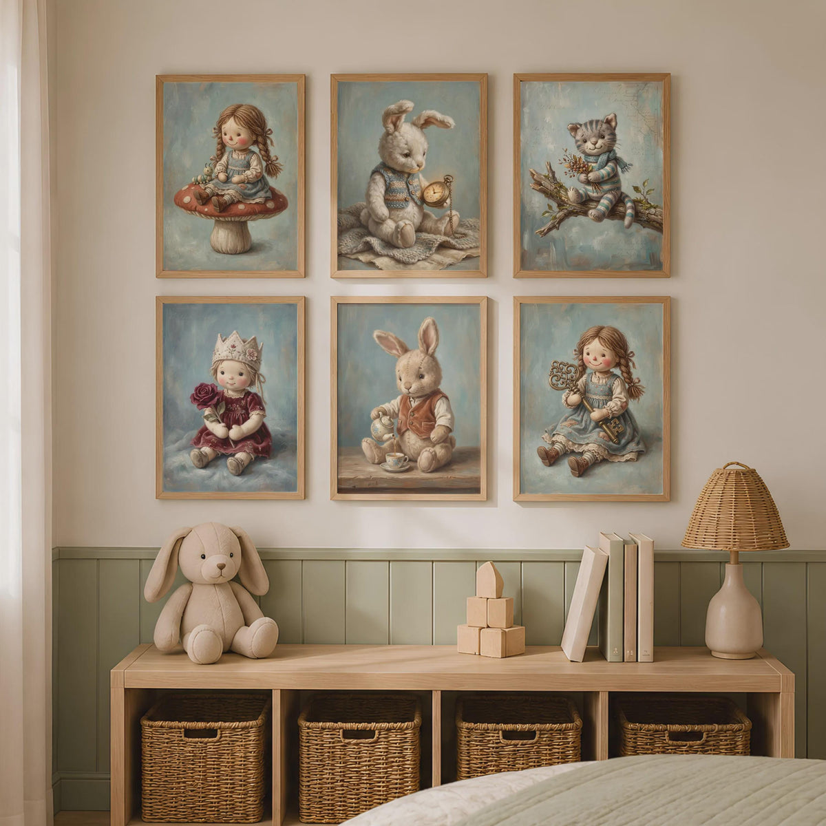 Märchen Puppen 6er Poster Set – Produktansicht 2