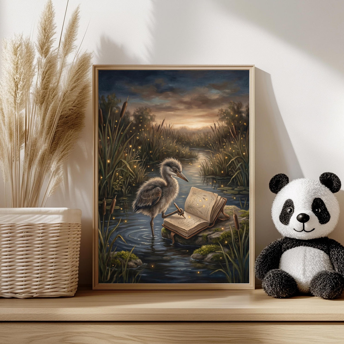 Reiher Bookish Poster – Produktansicht 2