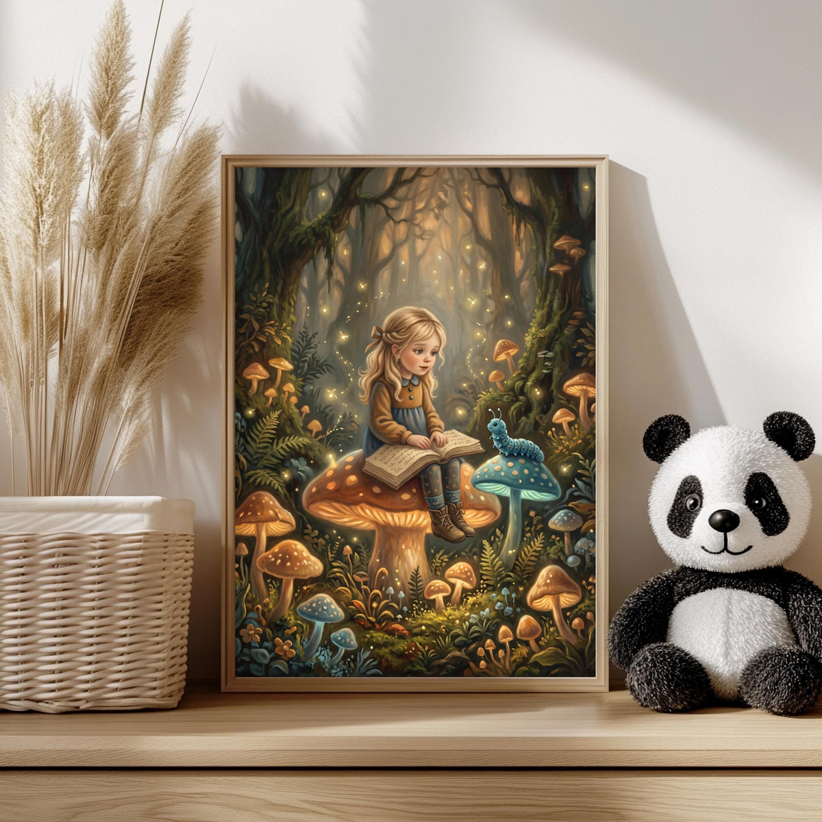 Märchenwald Mädchen Poster – Produktansicht 2