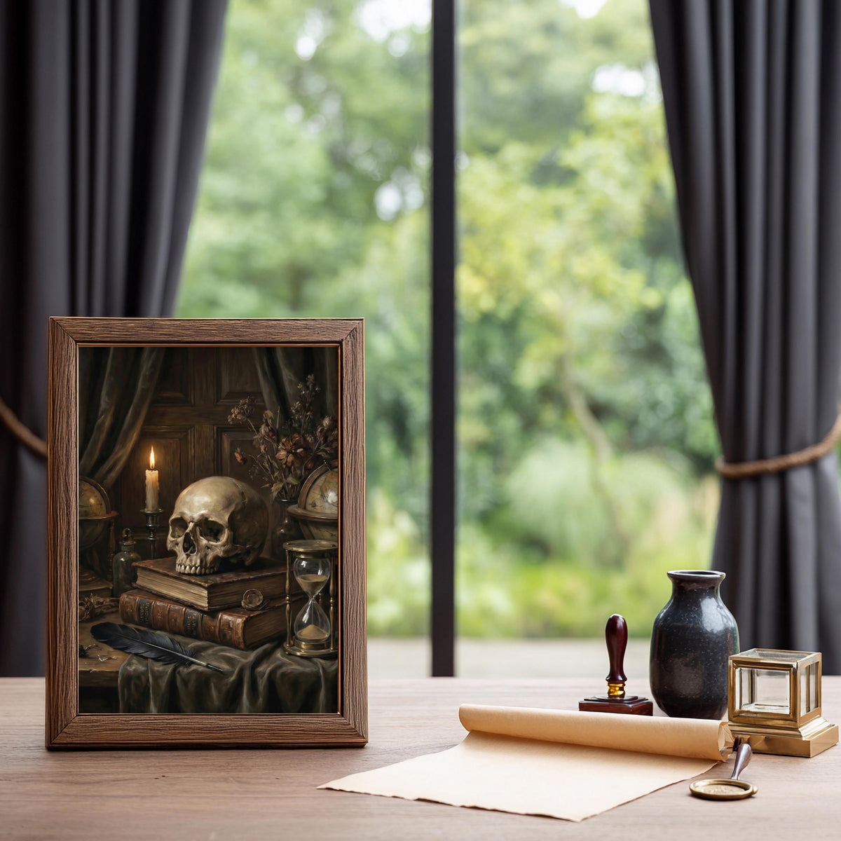 Totenkopf Poster – Produktansicht 3