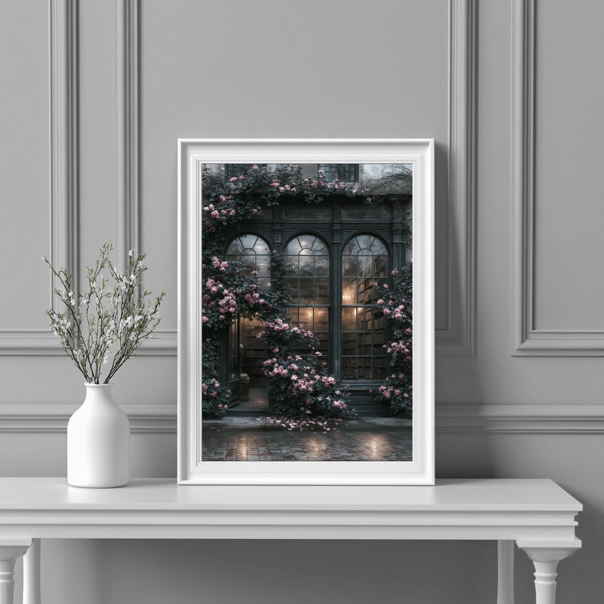Bibliothek Gothic Poster – Produktansicht 2