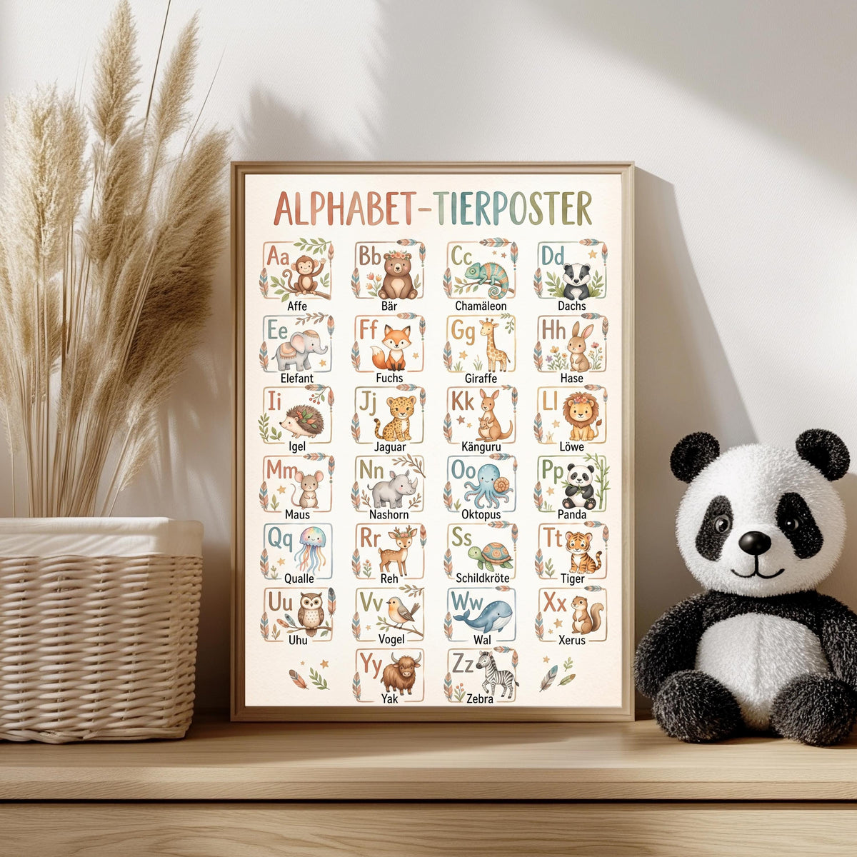 ABC Tiere Poster – Produktansicht 2