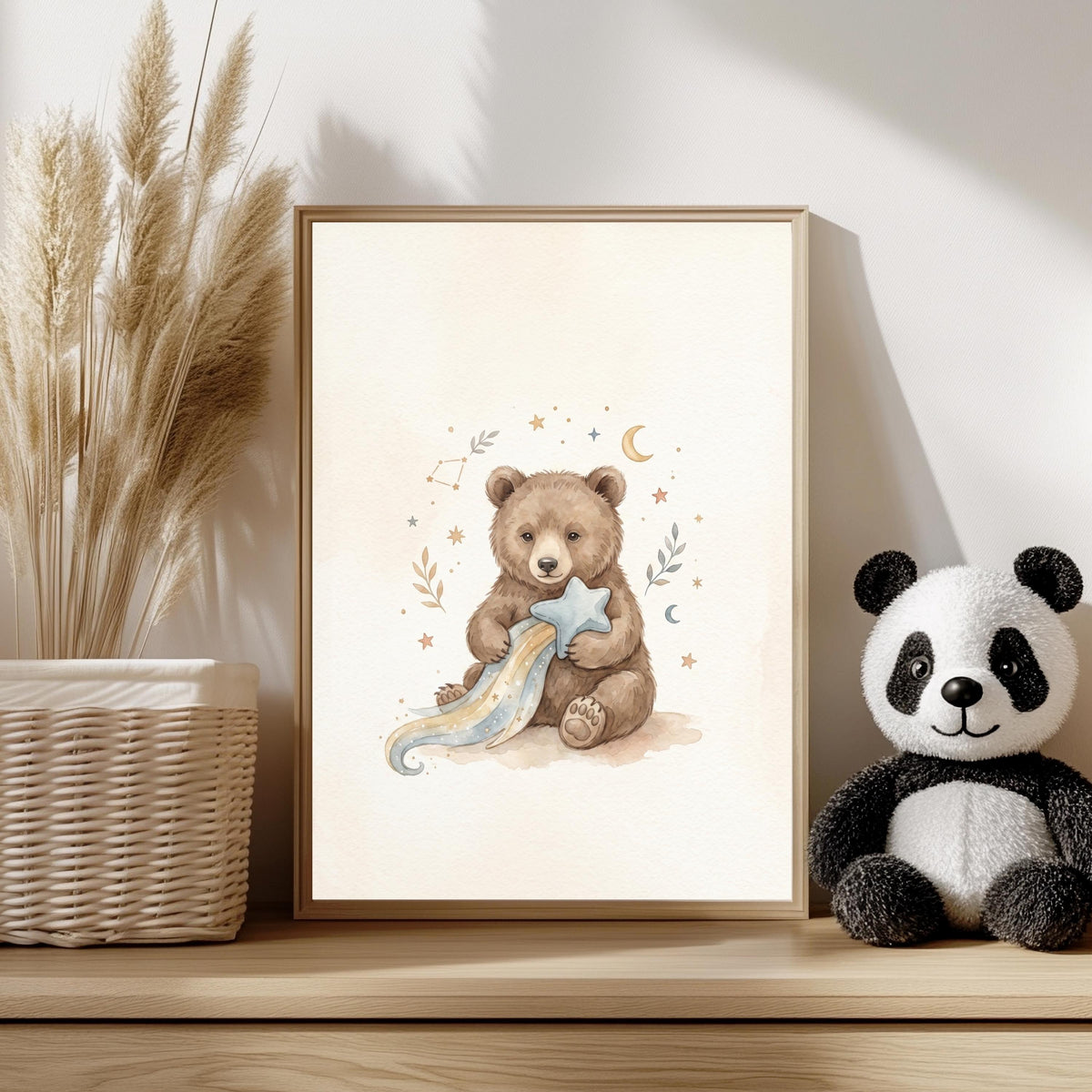 3er Weltraum Tierposter Poster Set – Produktansicht 3