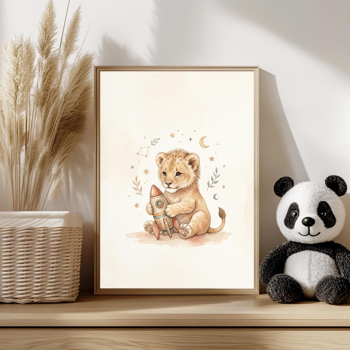 3er Weltraum Tierposter Poster Set – Produktansicht 4