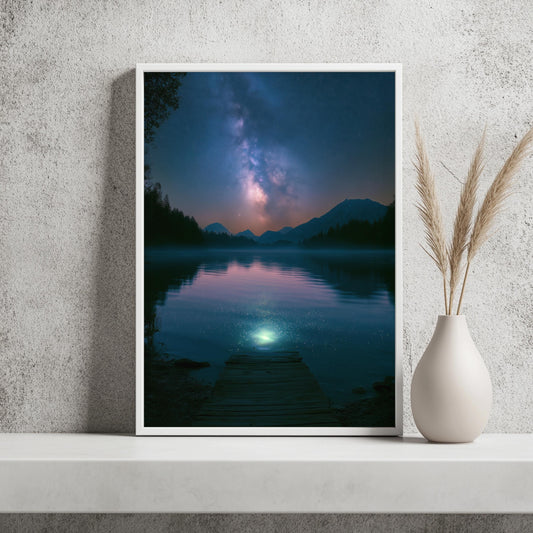 Sternenhimmel Mond Poster Set Kinderzimmer