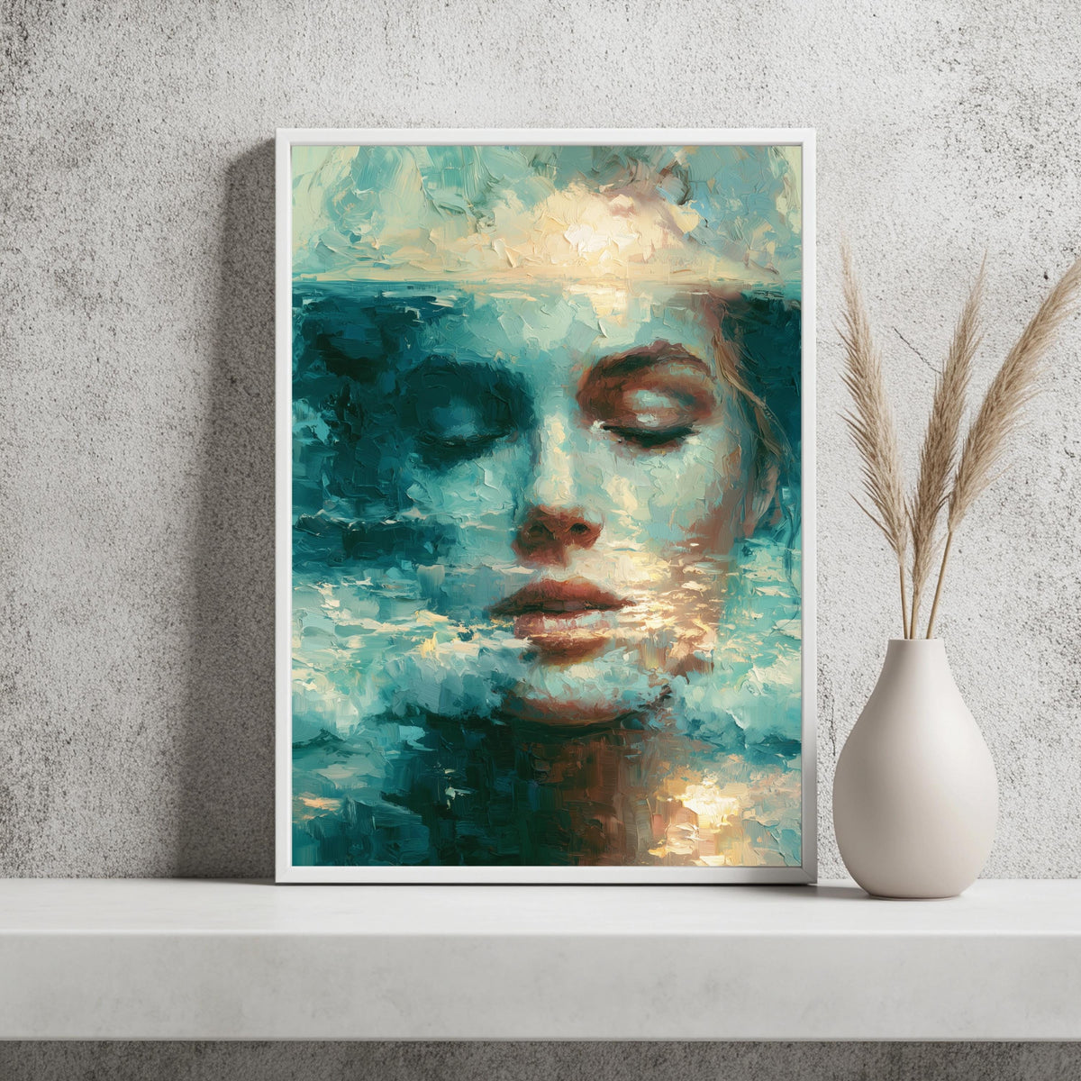 Doppelbelichtung Portrait Poster Set – Produktansicht 2