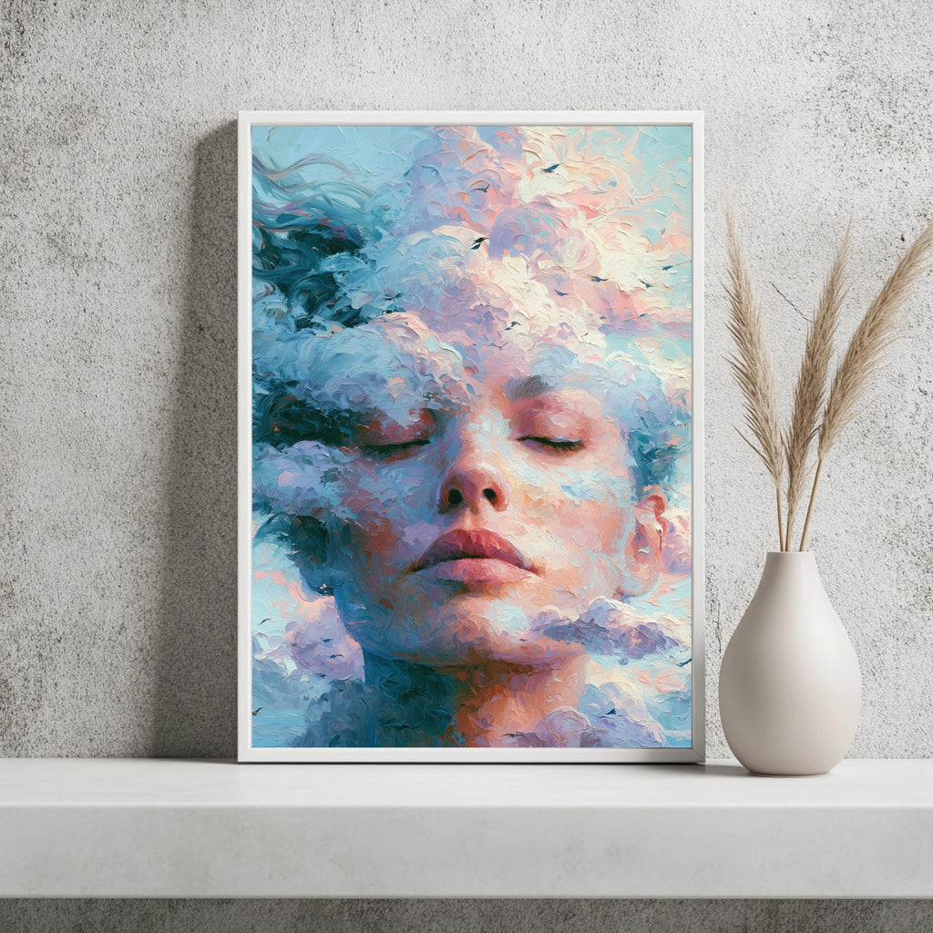 Doppelbelichtung Portrait Poster Set – Produktansicht 3