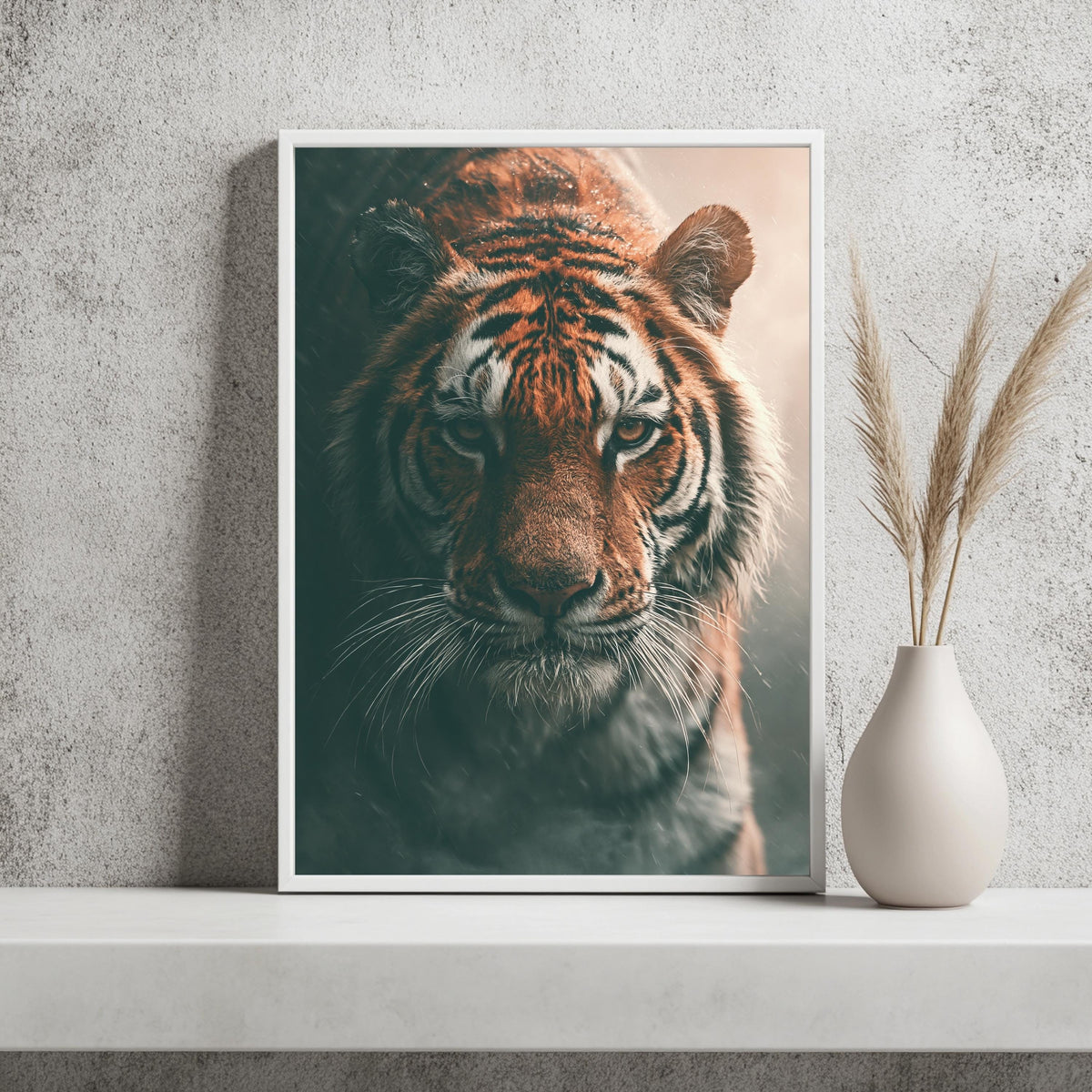 Tiger Fotorealistisch Poster – Produktansicht 2
