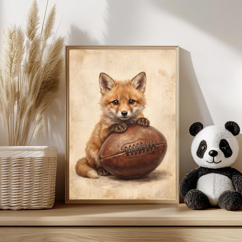 Waldtiere Sport Poster Set – Produktansicht 2