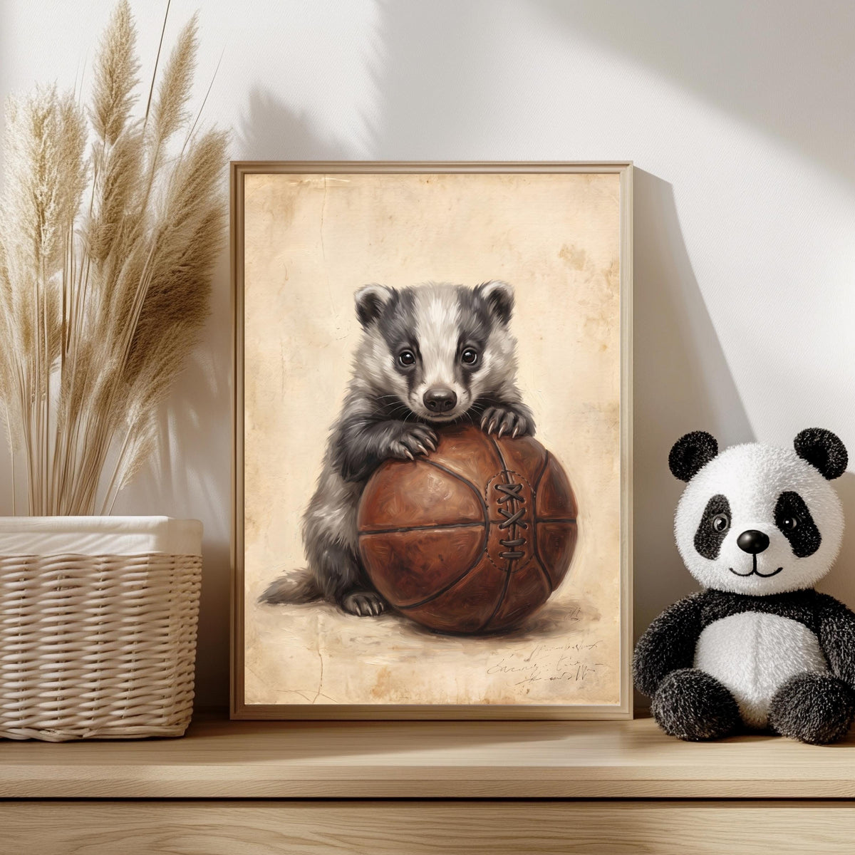 Waldtiere Sport Poster Set – Produktansicht 4