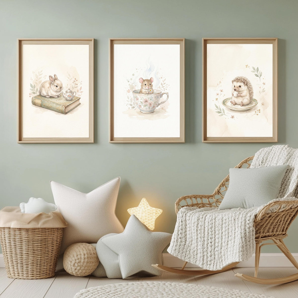Tee-Tiere Poster Set – Produktansicht 5