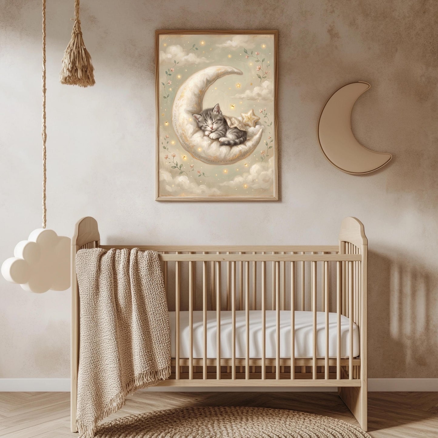 Schlafende Tiere Poster Set Kinderzimmer