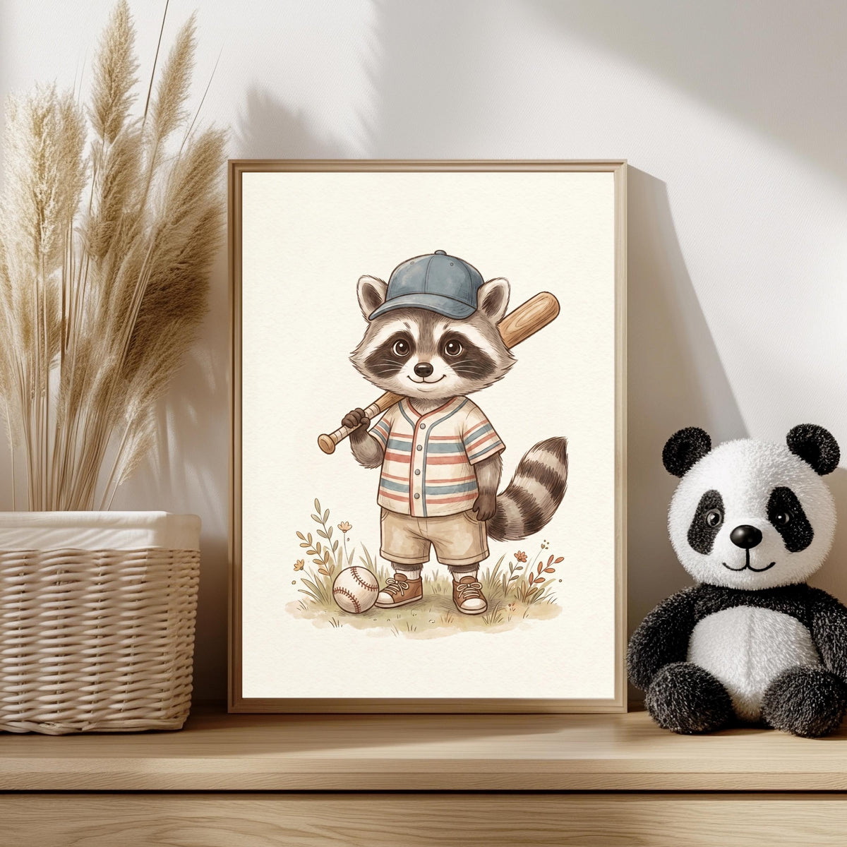 4er Sport Tiere Poster Set – Produktansicht 3