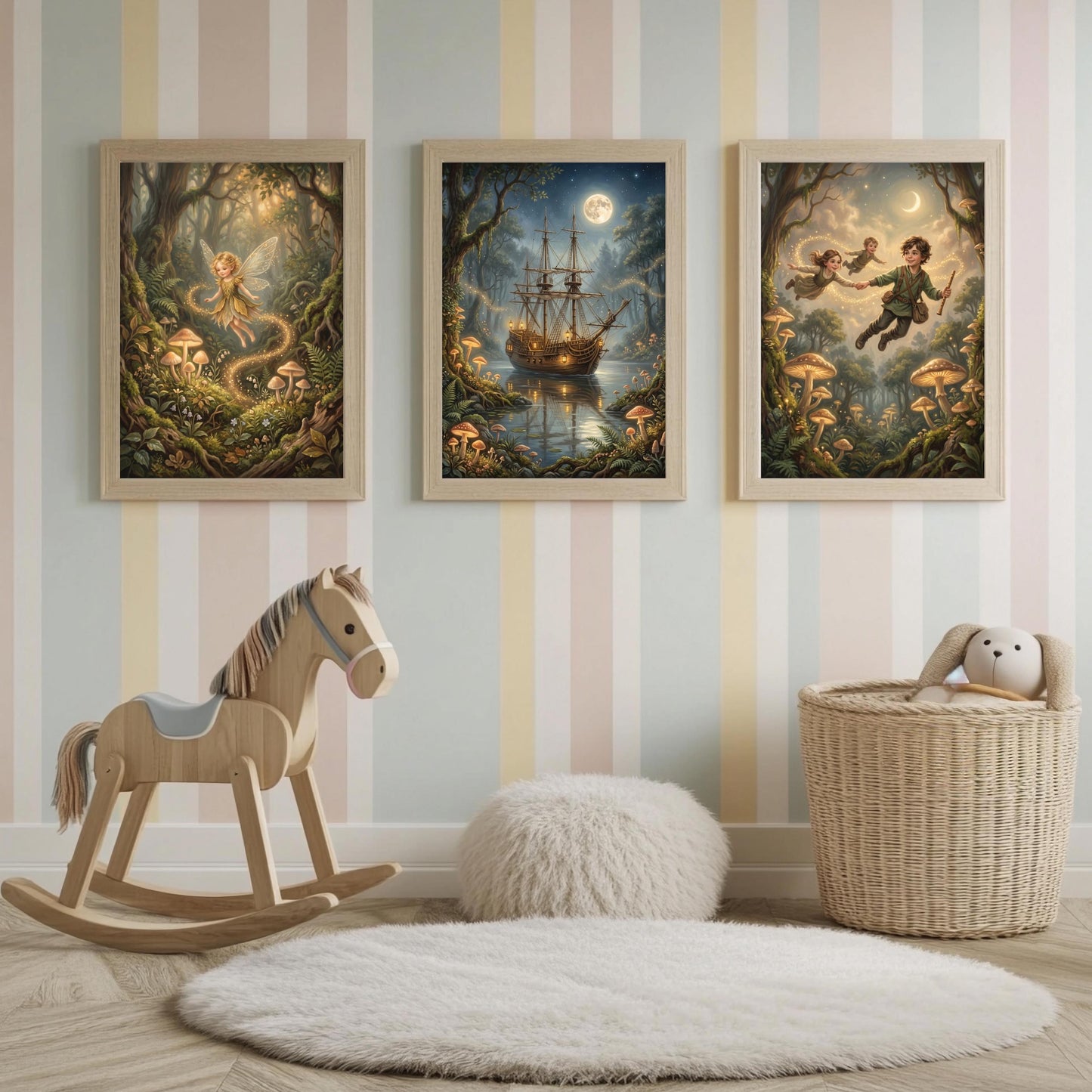 Kinderzimmer Poster Set 3er Fantasy