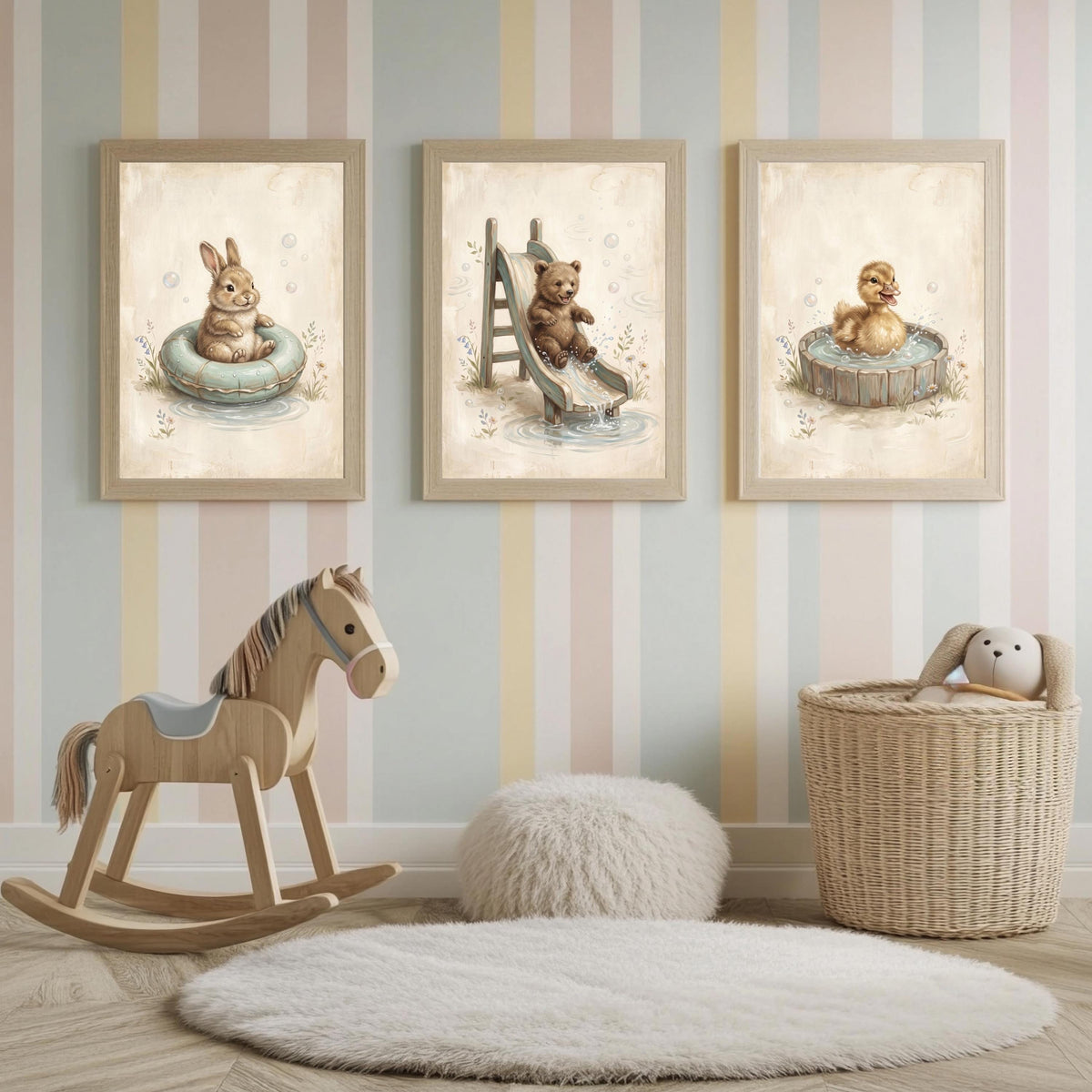 3er Wasser Tiere Poster Set – Produktansicht 4