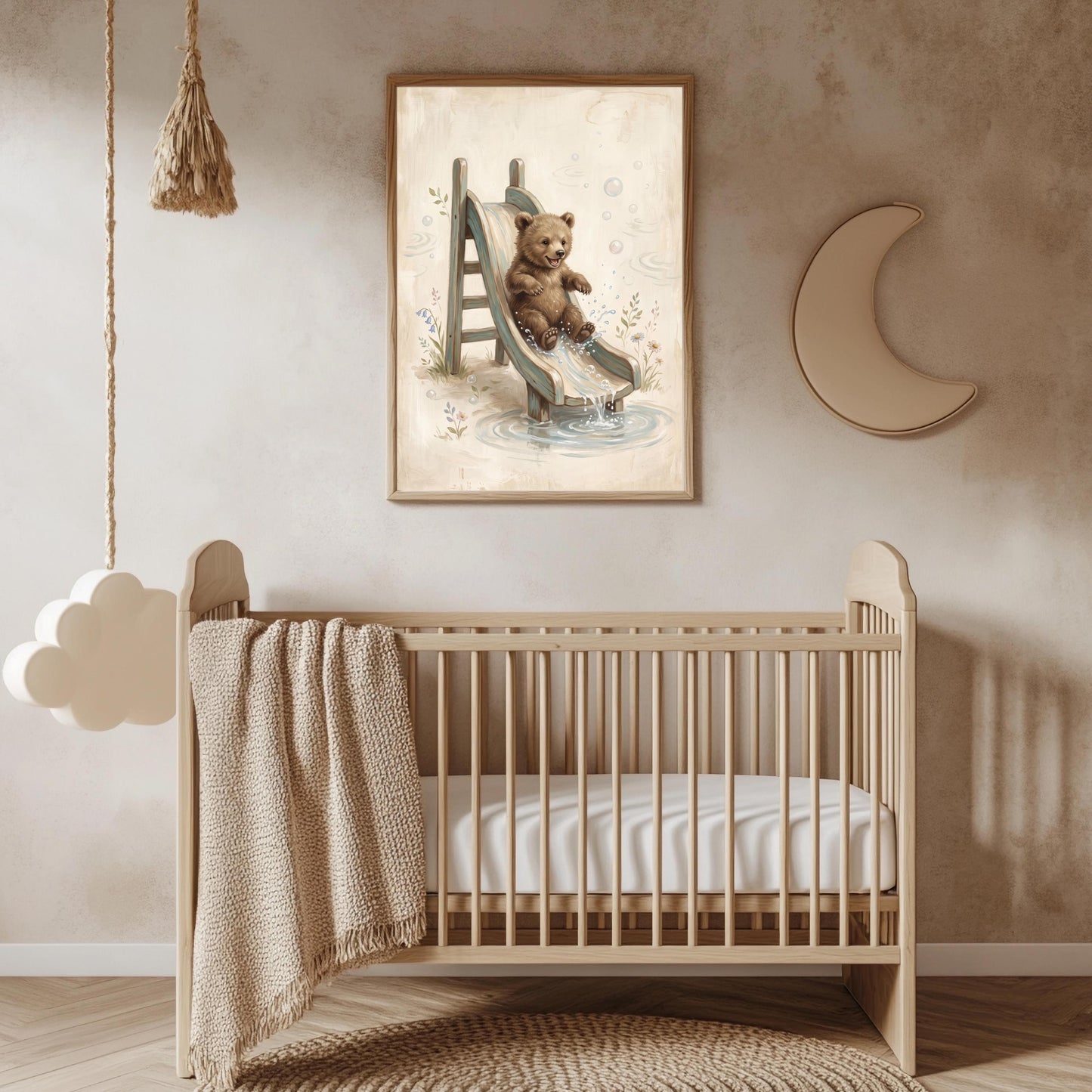 Kinderzimmer Poster Set 3er Wasser Tiere