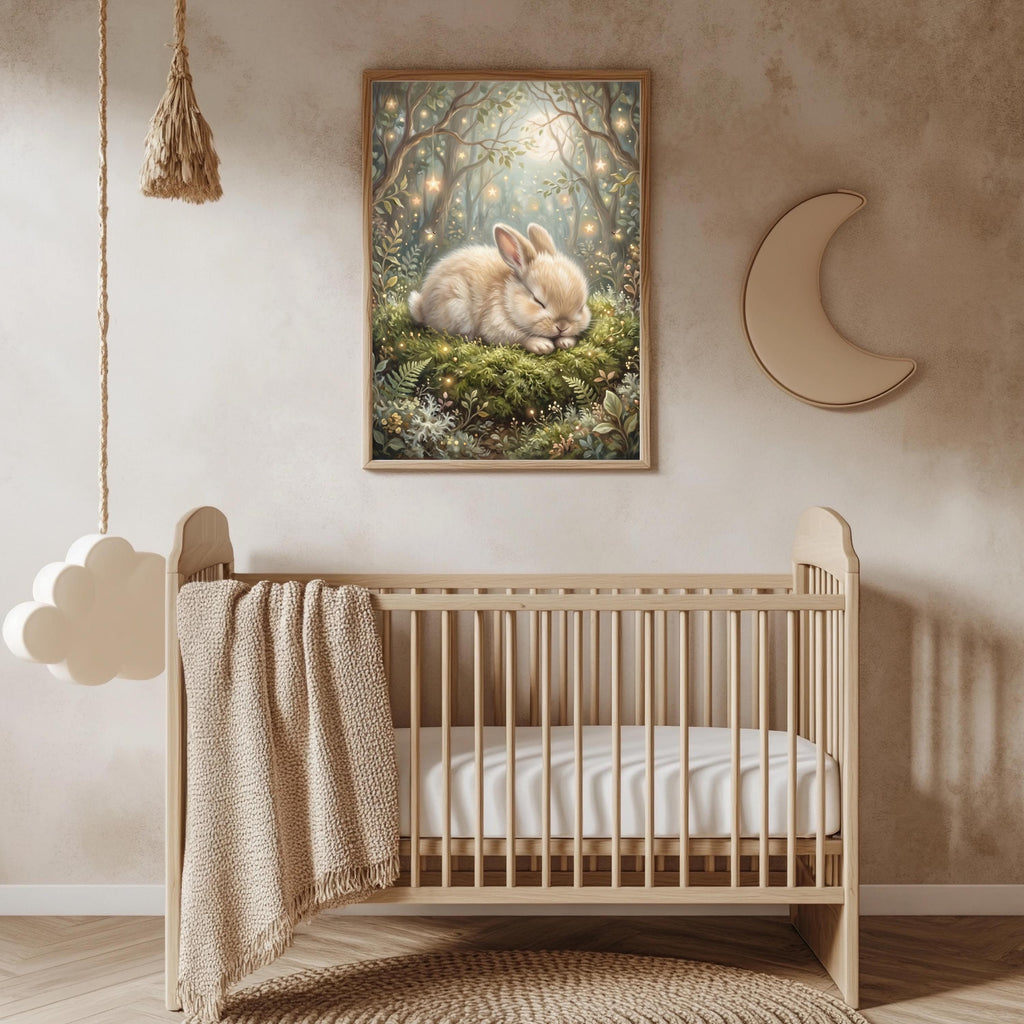 Schlafender Hase Poster – Produktansicht 3