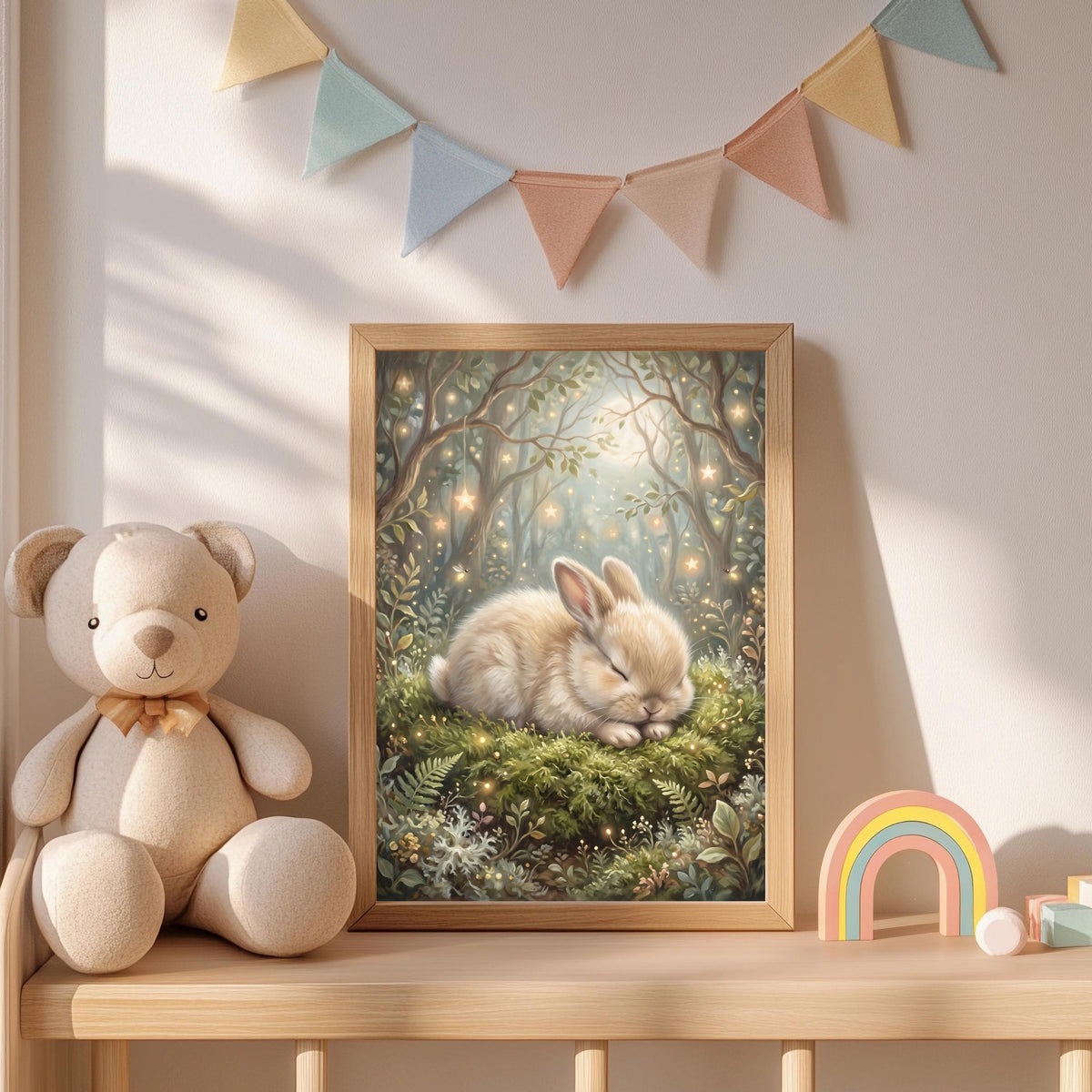 Schlafender Hase Poster – Produktansicht 4