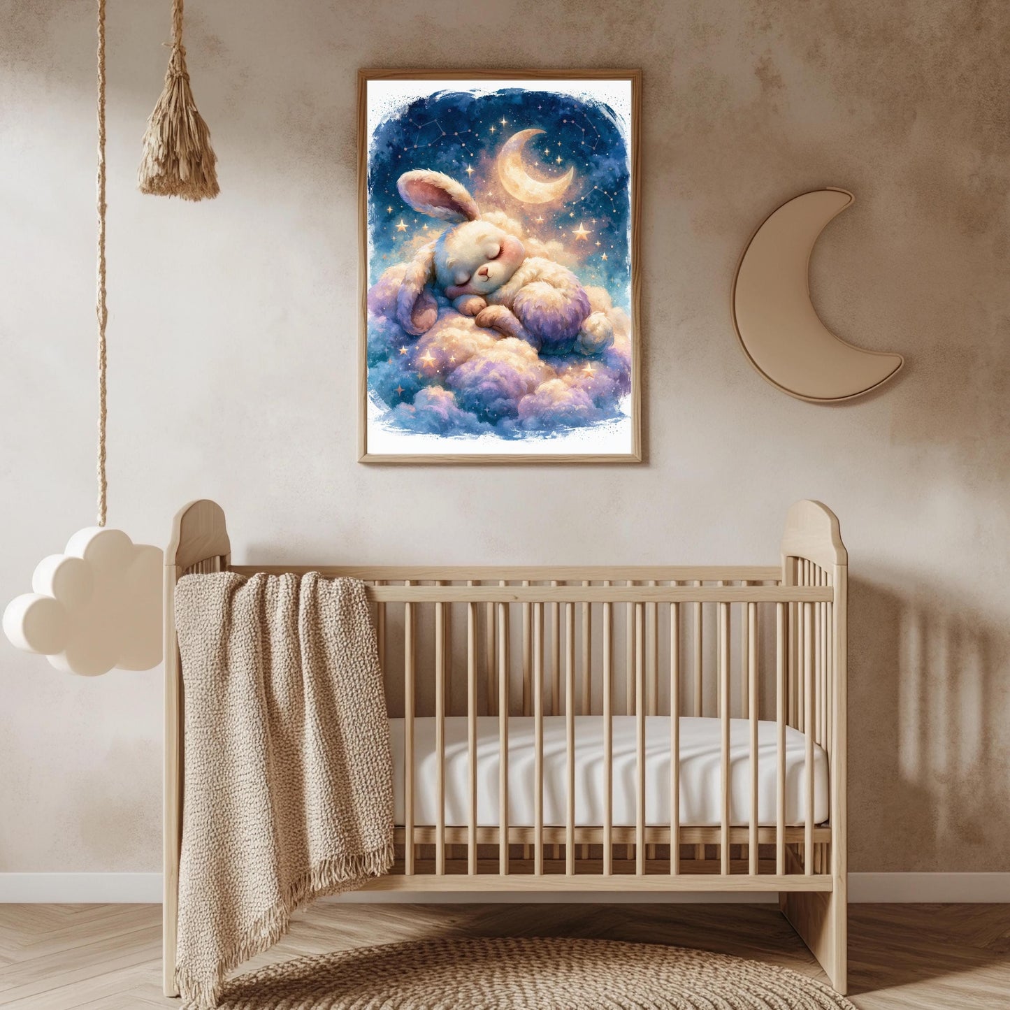 Schlafende Tierbabys Poster Set