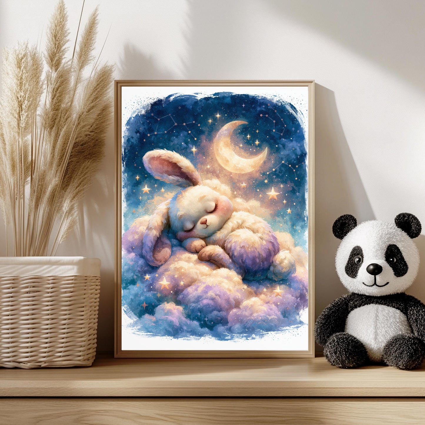 Schlafende Tierbabys Poster Set