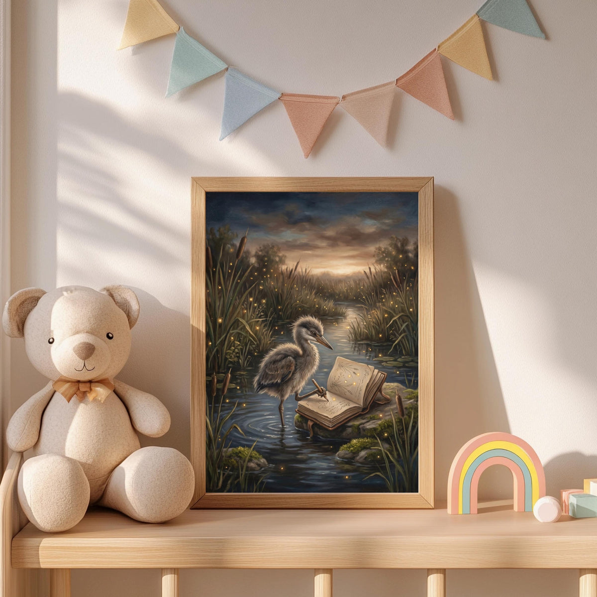 Reiher Bookish Poster – Produktansicht 4