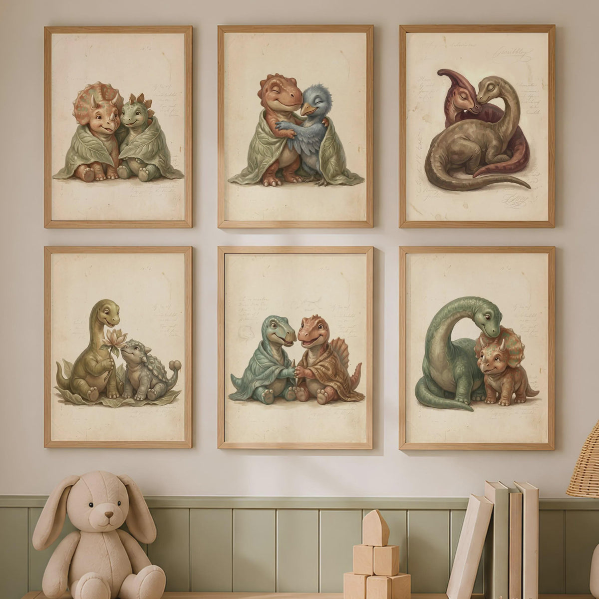 Dino 6er Poster Set – Produktansicht 1