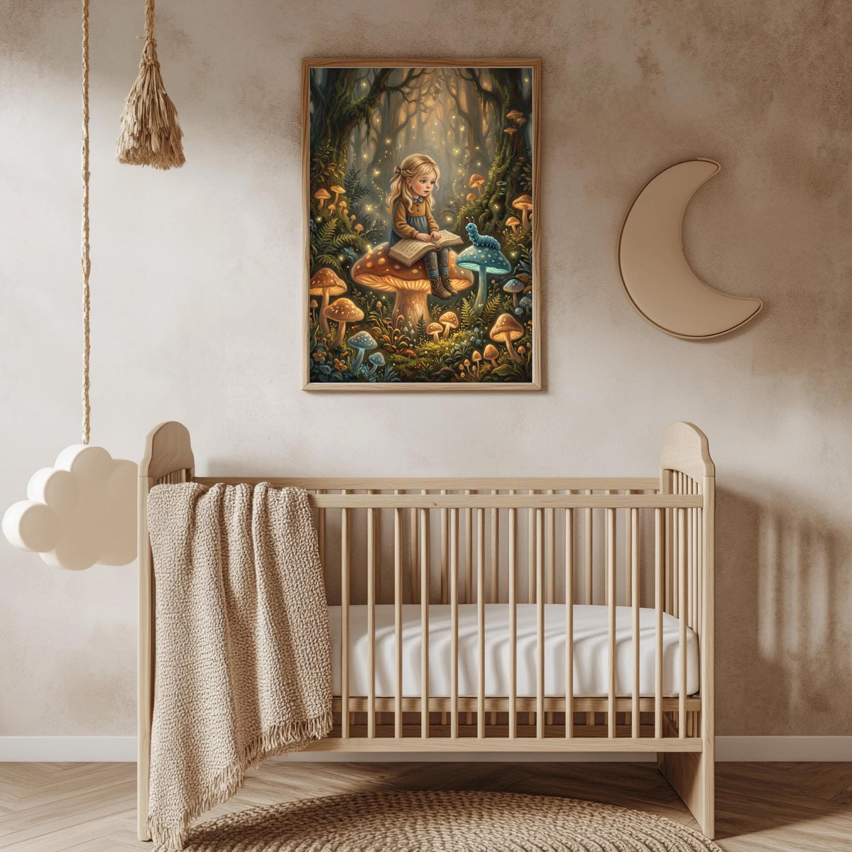 Märchenwald Mädchen Poster – Produktansicht 3