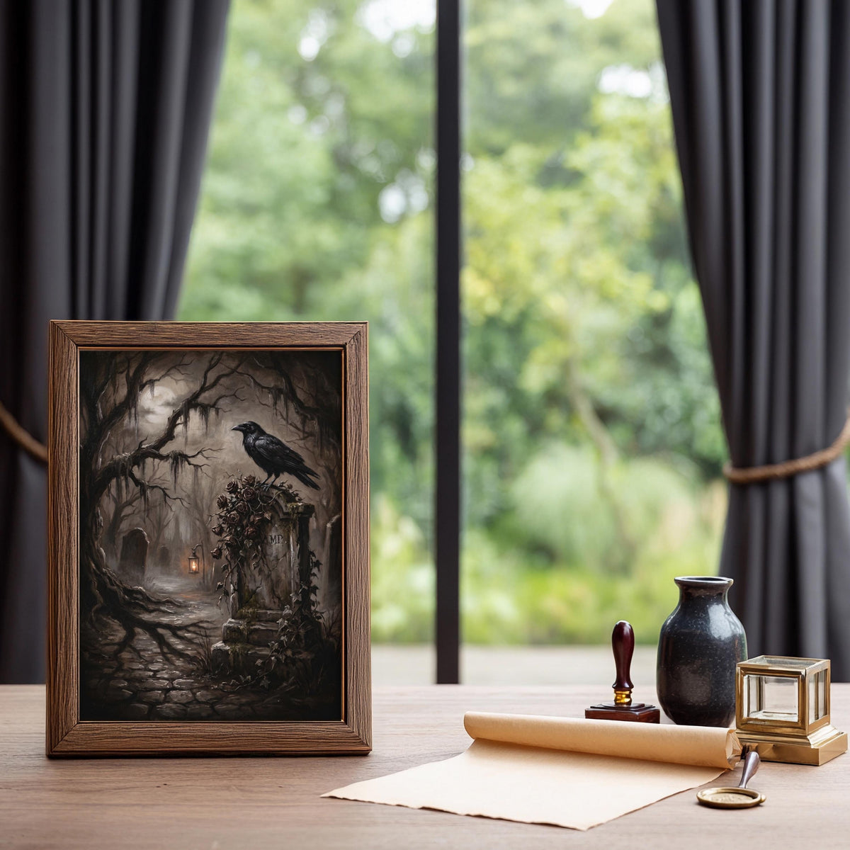 Raben Gothic Friedhof Poster – Produktansicht 4