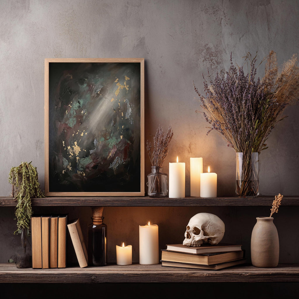 Abstraktes Lichtfeld Poster – Produktansicht 3