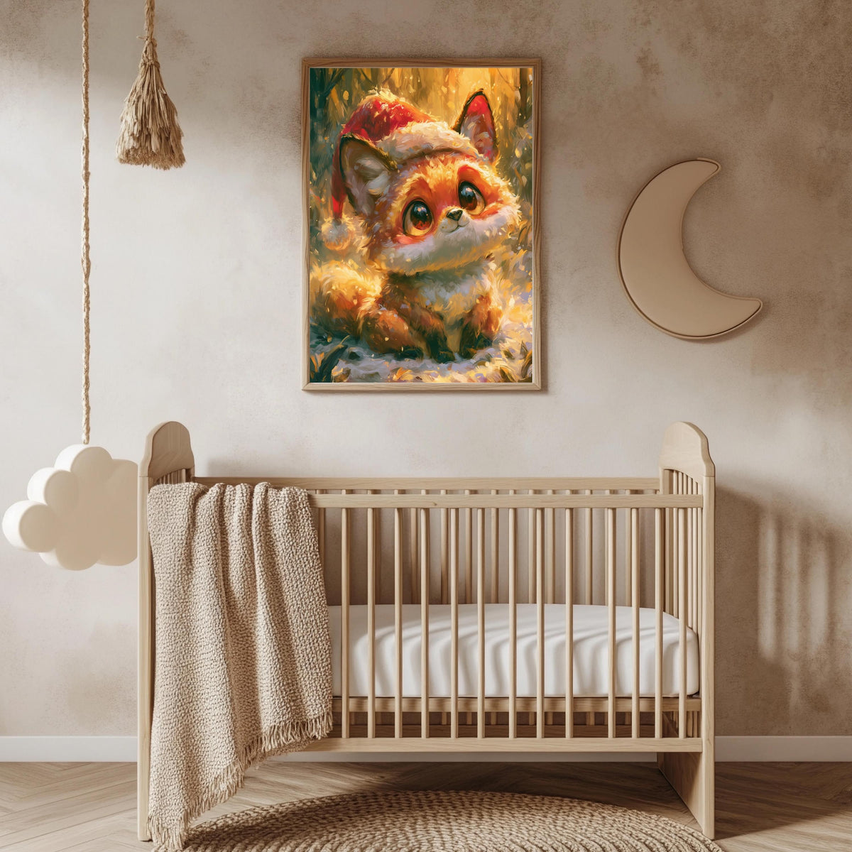 Fuchs Weihnachten Poster – Produktansicht 3