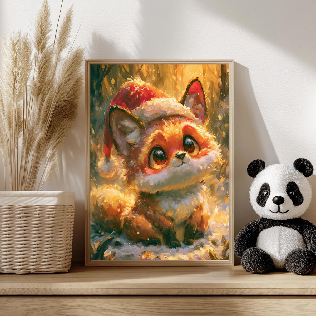 Fuchs Weihnachten Poster – Produktansicht 2