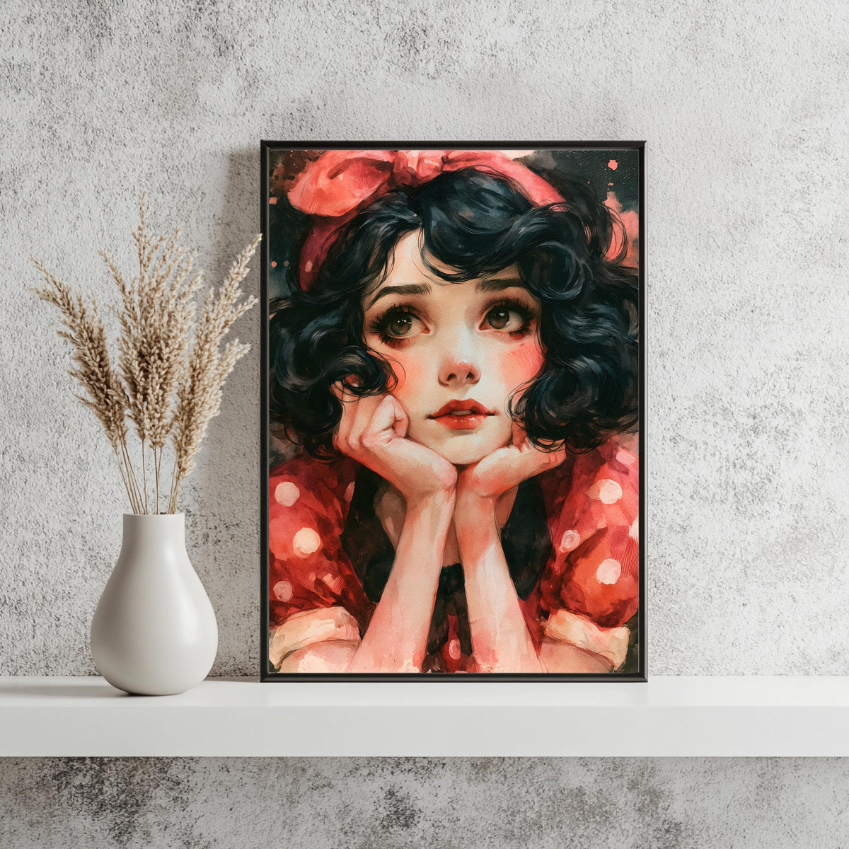 Mädchenporträt Poster – Produktansicht 3