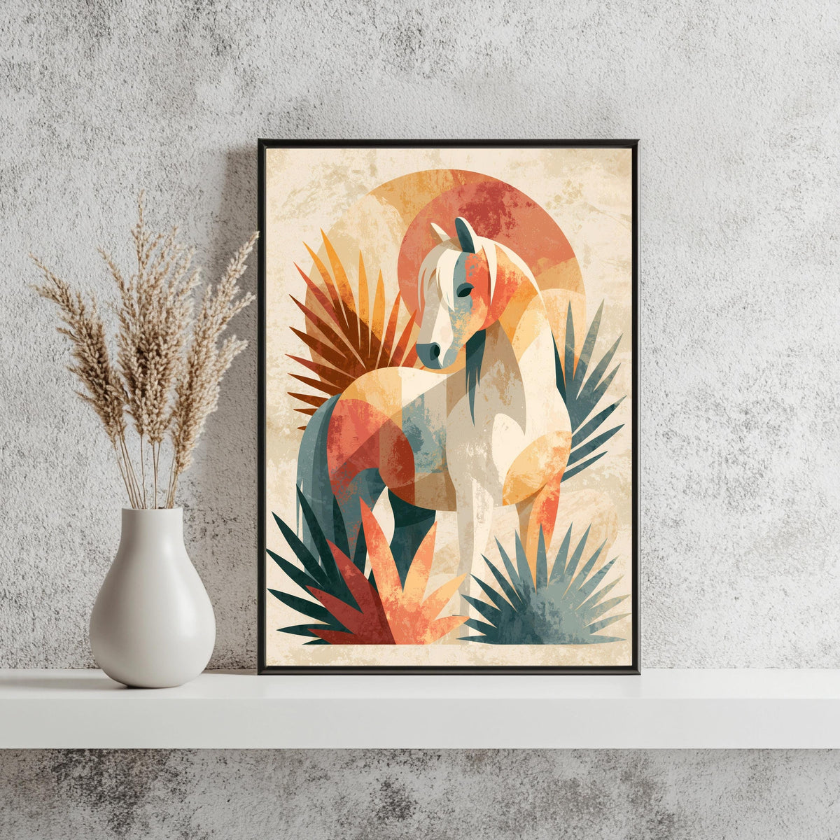 Abstraktes Pferd Poster – Produktansicht 3