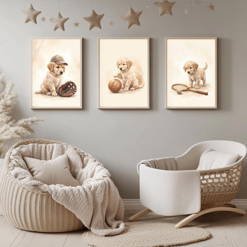 Golden Retriever Poster Set – Produktansicht 1