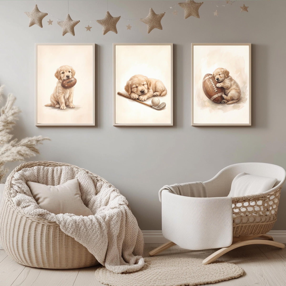 Golden Retriever Poster Set – Produktansicht 1